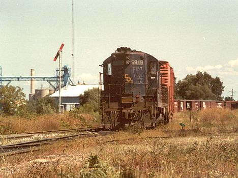 C&O 5818 at Foss